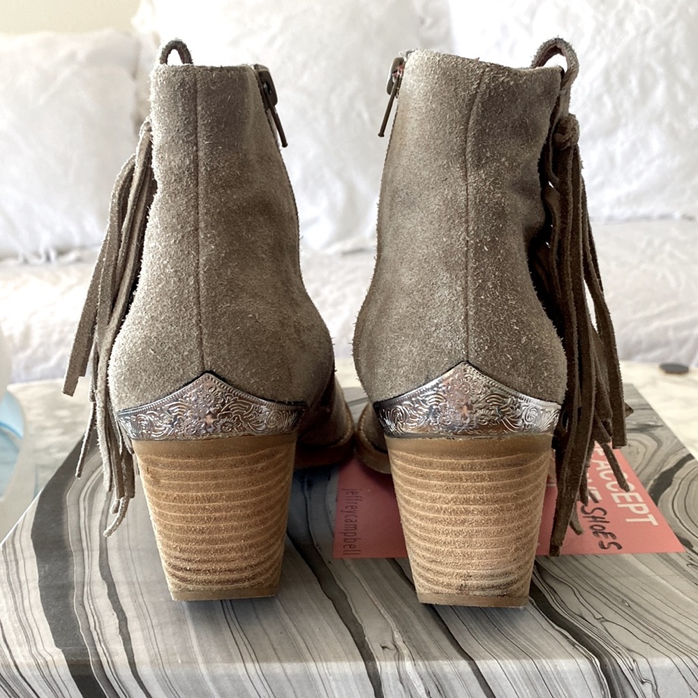 Jeffrey Campbell Pascal Suede Fringe Boot 8 - image 4